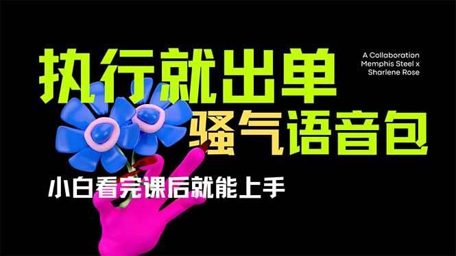 爆火全网的开车导航骚气语音包,只要执行就出单，小白看完课程就能实操…勾八项目-每天更新副业赚钱项目,副业,网创,创业者的聚集地勾八项目